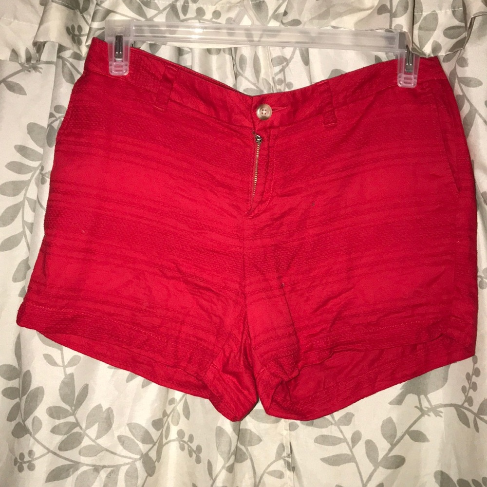 Cute bright red shorts